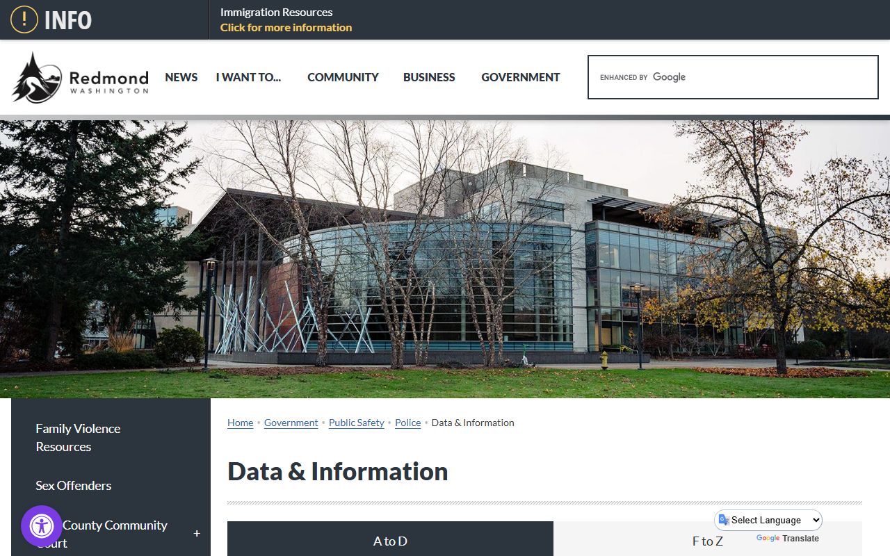 Redmond 72 Hour Booking Redmond Data and Information page