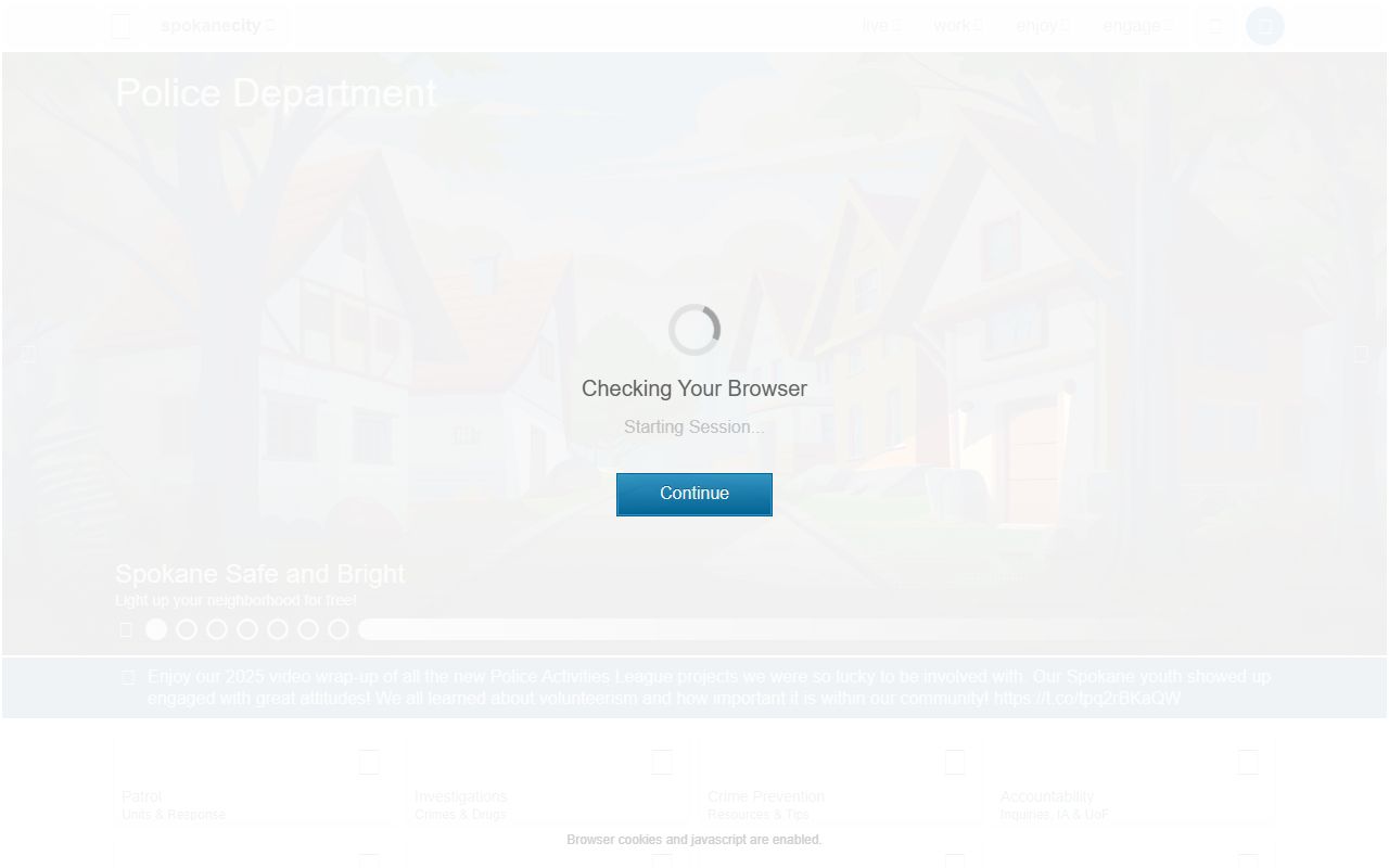 Spokane 72 Hour Booking police department