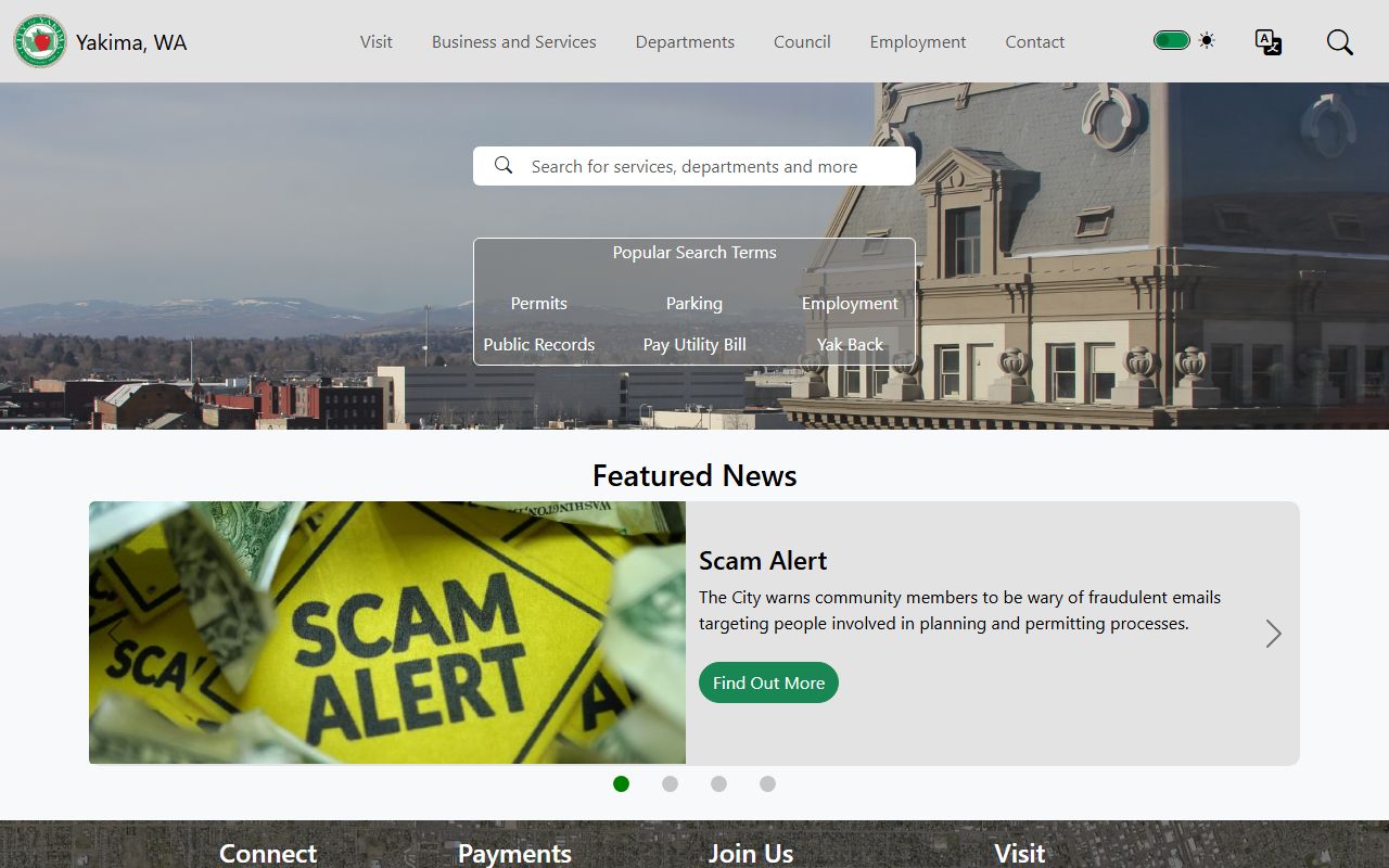 Yakima 72 Hour Booking police department page