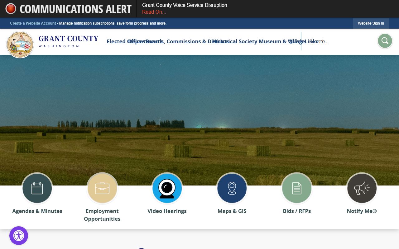 Grant County 72 Hour Booking county website