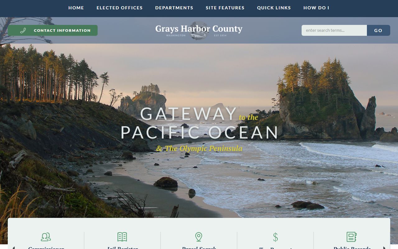 Grays Harbor County 72 Hour Booking county website