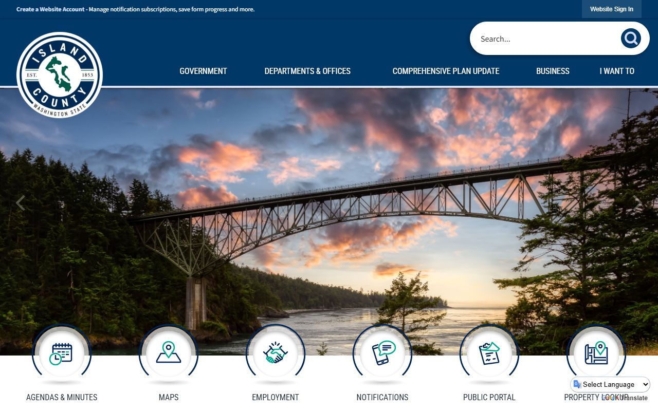 Island County 72 Hour Booking county website