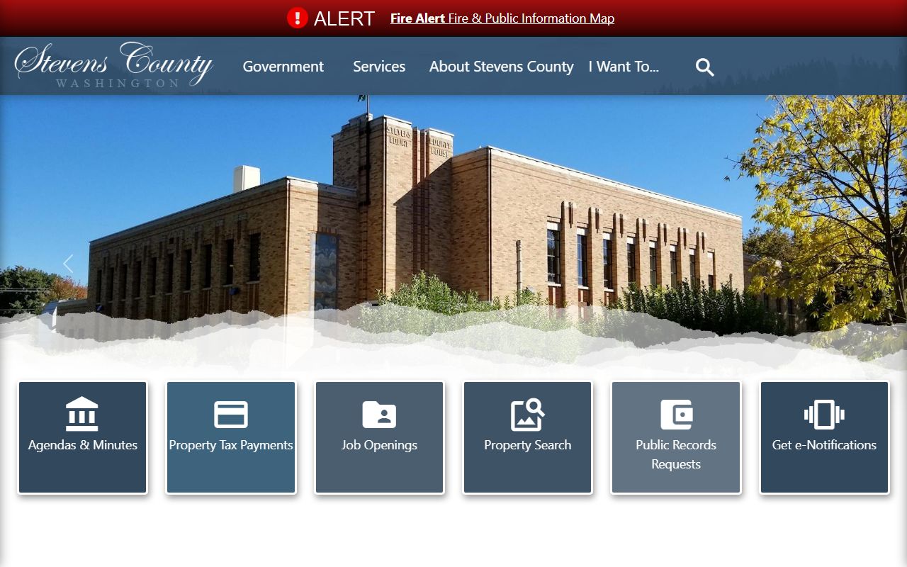 Stevens County 72 Hour Booking website