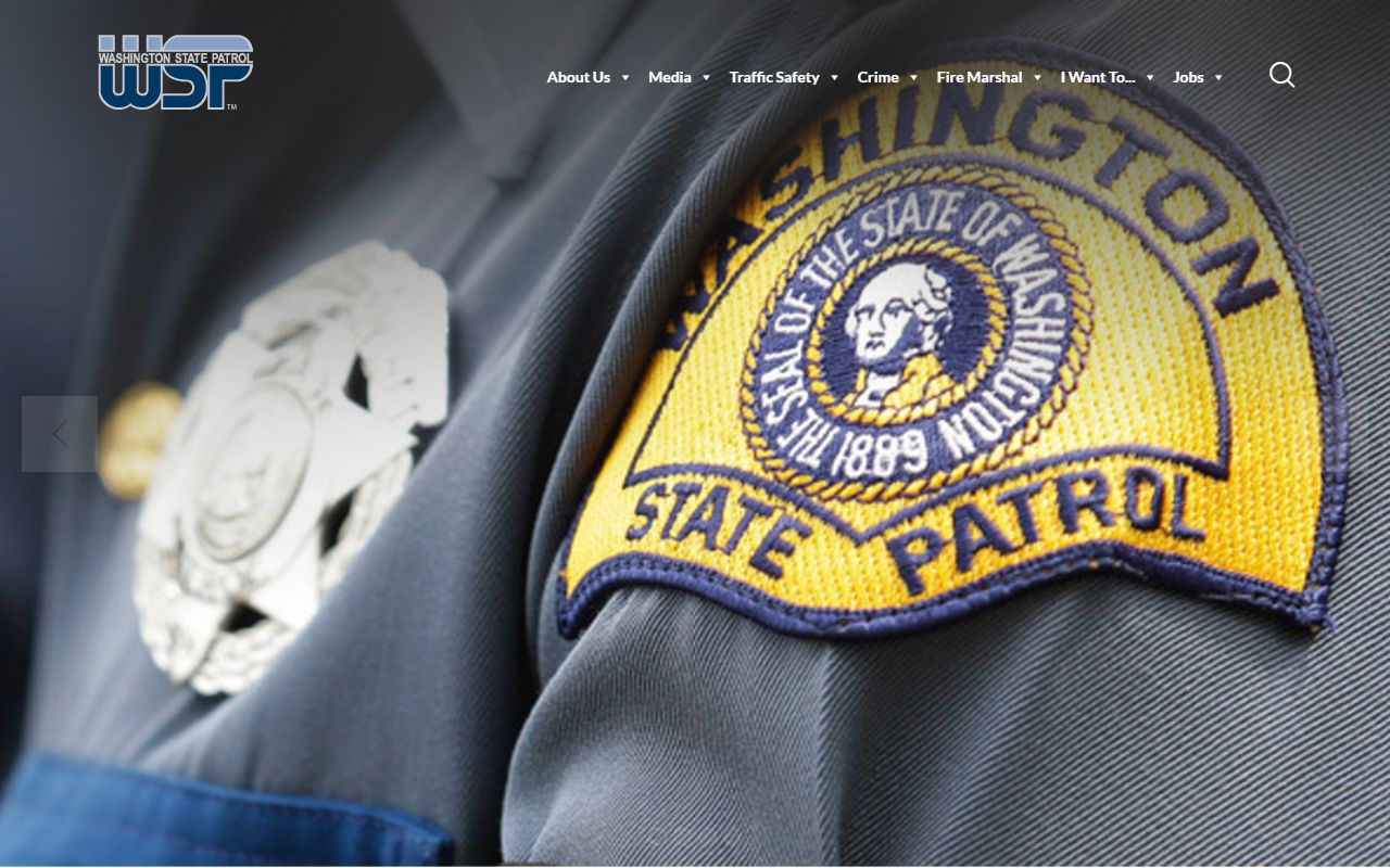 Washington 72 Hour Booking State Patrol main site